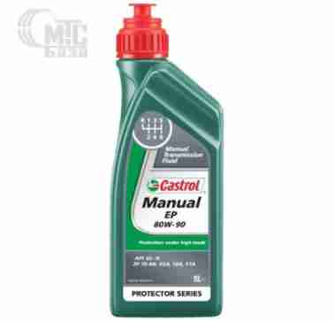Масла Масло трансмиссионное Castrol Manual EP SAE 80W-90 минеральное   1L 